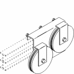 912m Double End Pulley