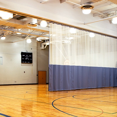 Walk-Draw Gym Dividers