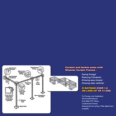 Modular Strip Curtain Frame