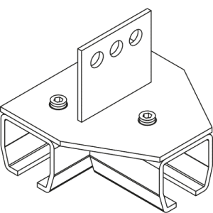 308 Beam T 3 Way Connector