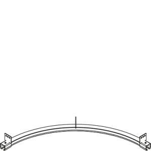 309 24 Radius Curved Track 3 Supports