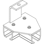 320 T Bracket 3 Way Connector