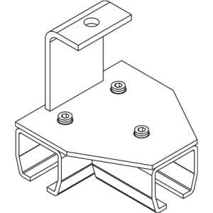 320 T Bracket 3 Way Connector