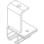 323 Threaded Rod Split Support