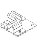 331 90 Degree Ceiling Angle Connector