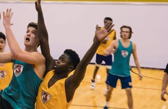 Gym Divider Three On Three