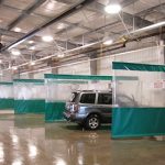 Custom Washbay Curtain