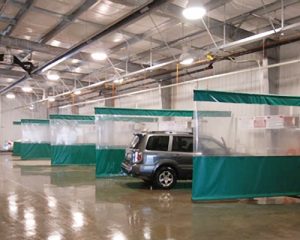 Custom Washbay Curtain