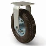 Black Pneumatic Wheel Rigid Caster