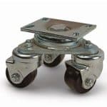 Triple Swivel Caster 3" Advanced Elastomer Stagemaster