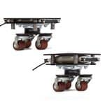 Pneumatic Lift Triple Swivel Caster