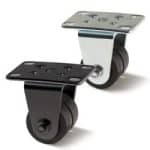 30 Series Dual Wheel Neoprene Rubber Casters