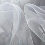 118" Silver Shimmer Voile, IFR