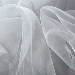 118" Silver Shimmer Voile, IFR